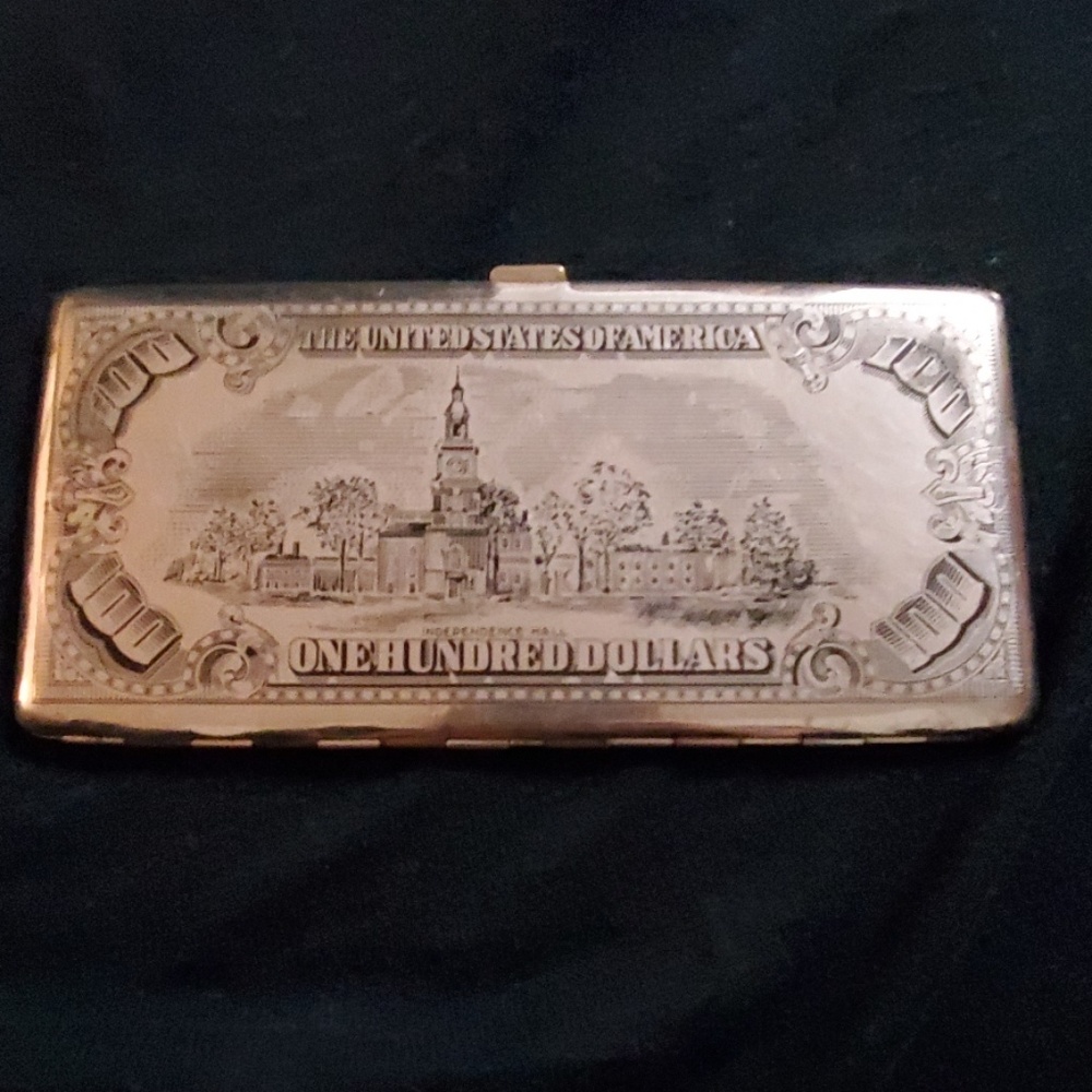 Rare 1920's Antique Cigarette Case/Money Holder - Picture 2 of 4
